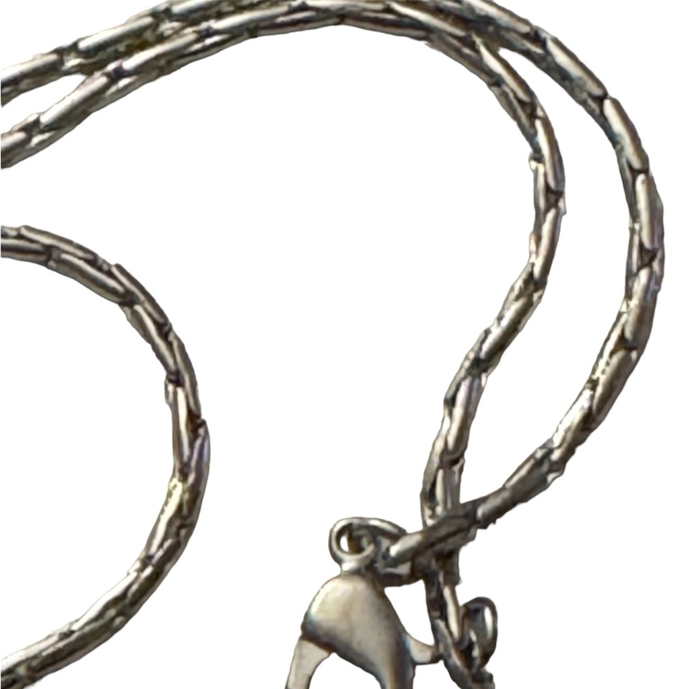 SILVER BARLEY 18 inches CHAIN